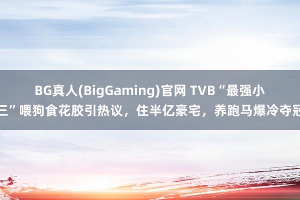 BG真人(BigGaming)官网 TVB“最强小三”喂狗食花胶引热议，住半亿豪宅，养跑马爆冷夺冠