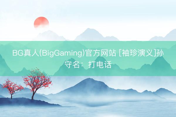 BG真人(BigGaming)官方网站 [袖珍演义]孙守名：打电话